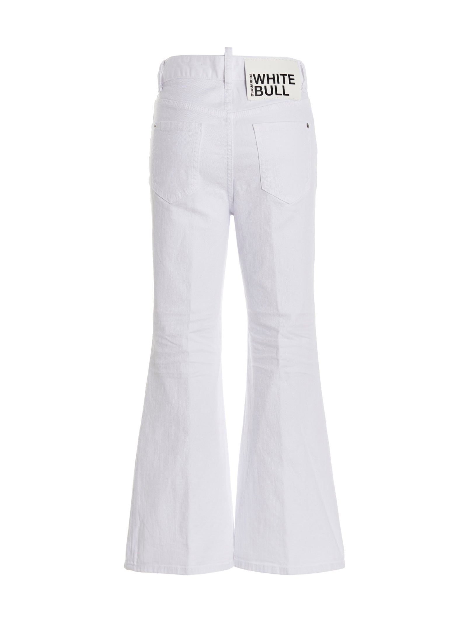 Dsquared2 Dsquared2 Super Flared Cropped Jeans