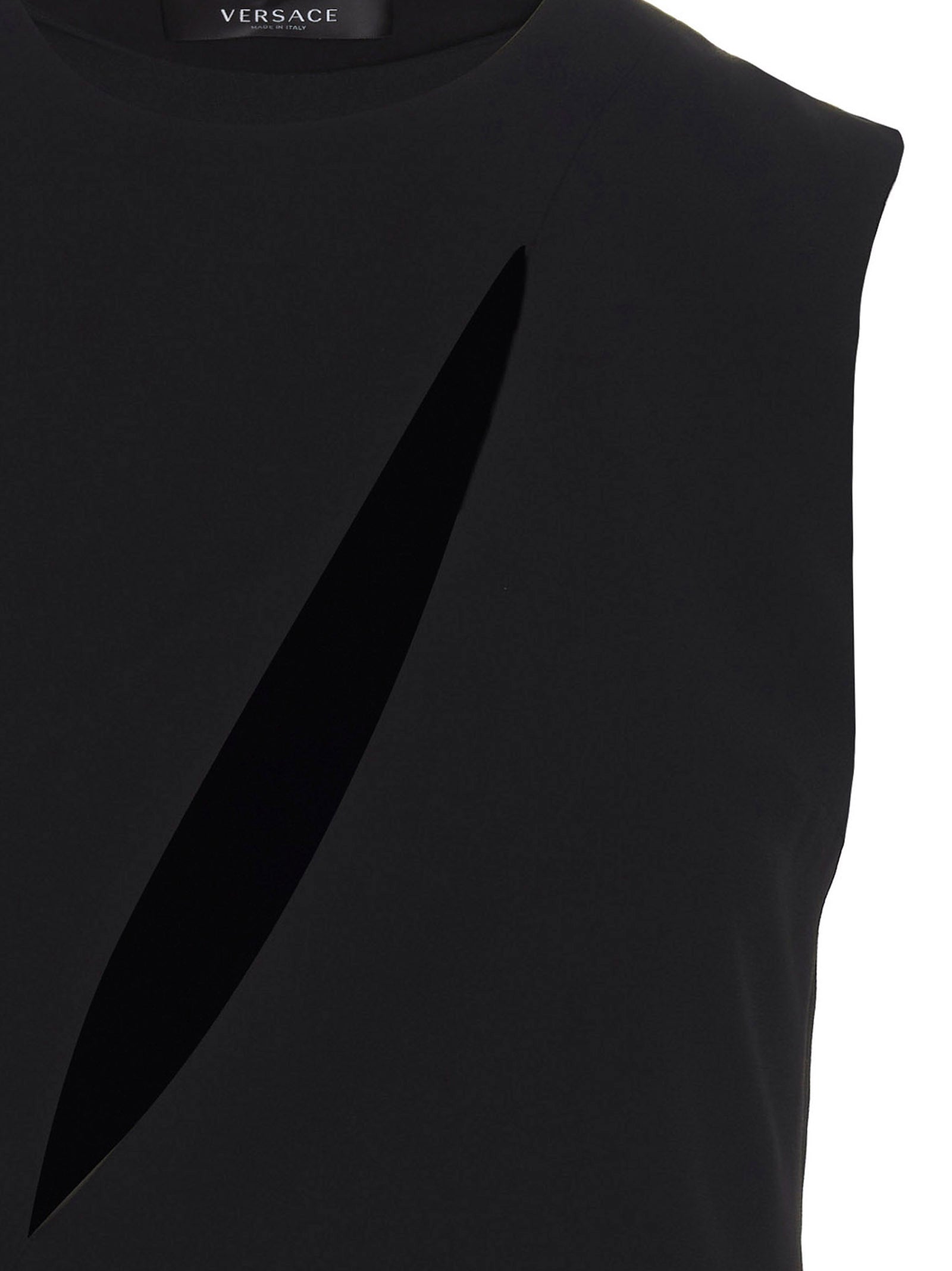 Versace Versace Cut Out Midi Dress