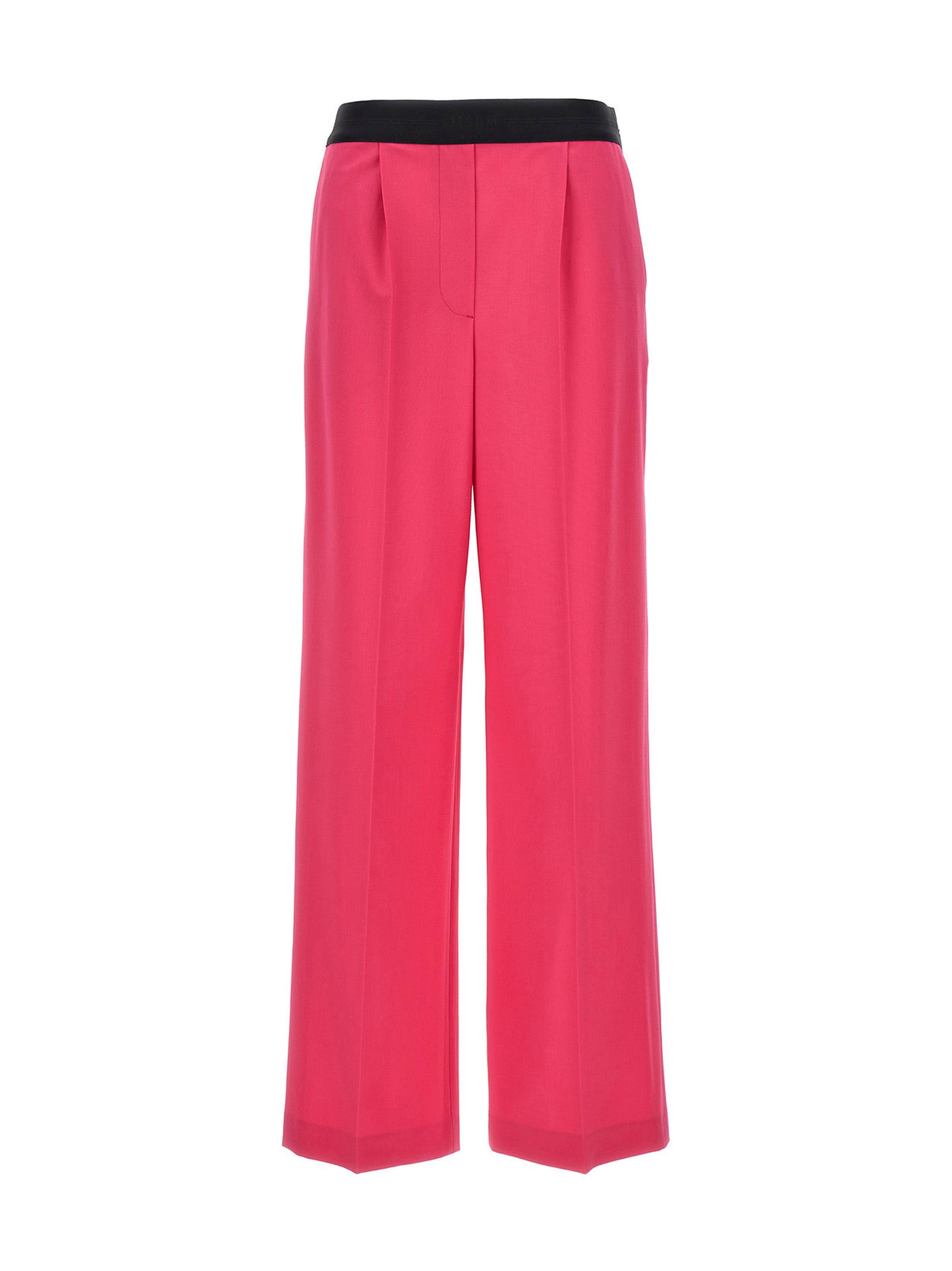 Msgm Msgm Pants With Front Pleats