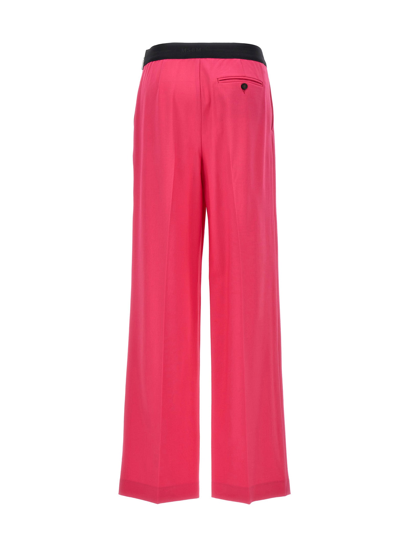 Msgm Msgm Pants With Front Pleats