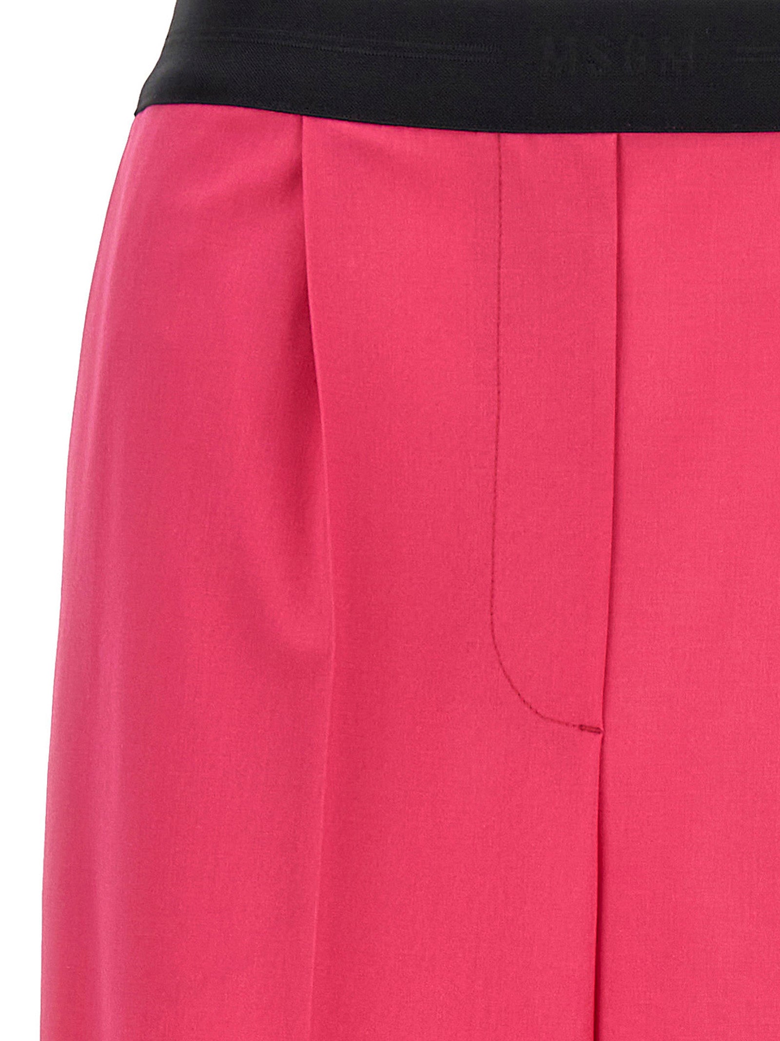 Msgm Msgm Pants With Front Pleats