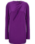 Versace Versace Cut Out Jersey Dress