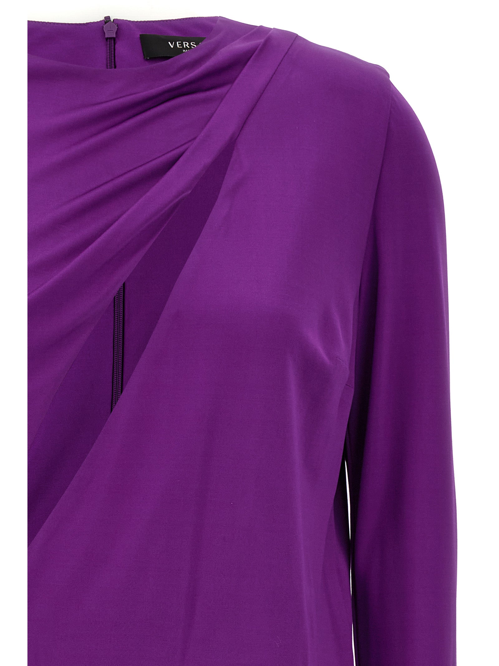 Versace Versace Cut Out Jersey Dress