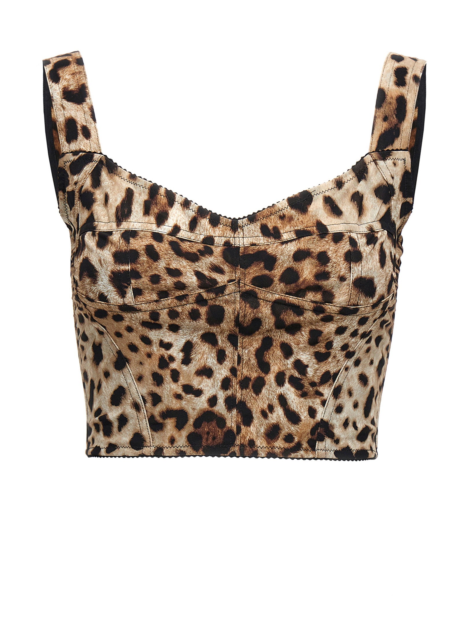 Dolce &amp; Gabbana Dolce &amp; Gabbana Leopardo Bustier Top
