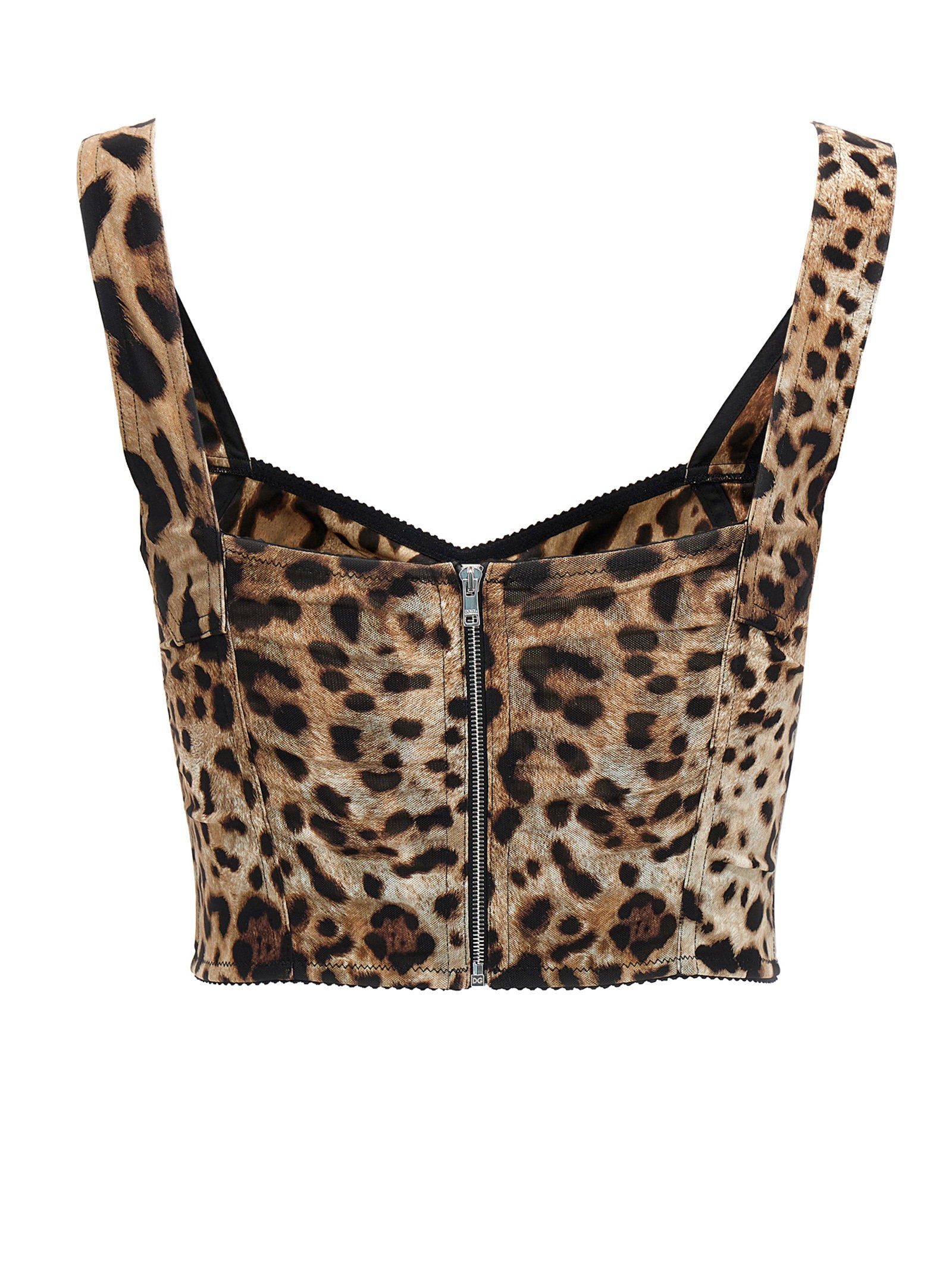 Dolce &amp; Gabbana Dolce &amp; Gabbana Leopardo Bustier Top