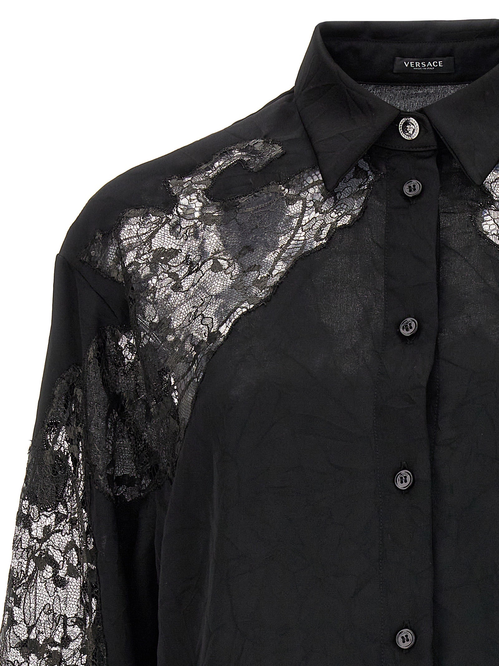 Versace Versace Satin Lace Shirt
