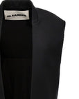 Jil Sander Jil Sander Two-material Long Vest