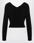 Jacquemus JACQUEMUS La Maille Pralu Longue black cardigan
