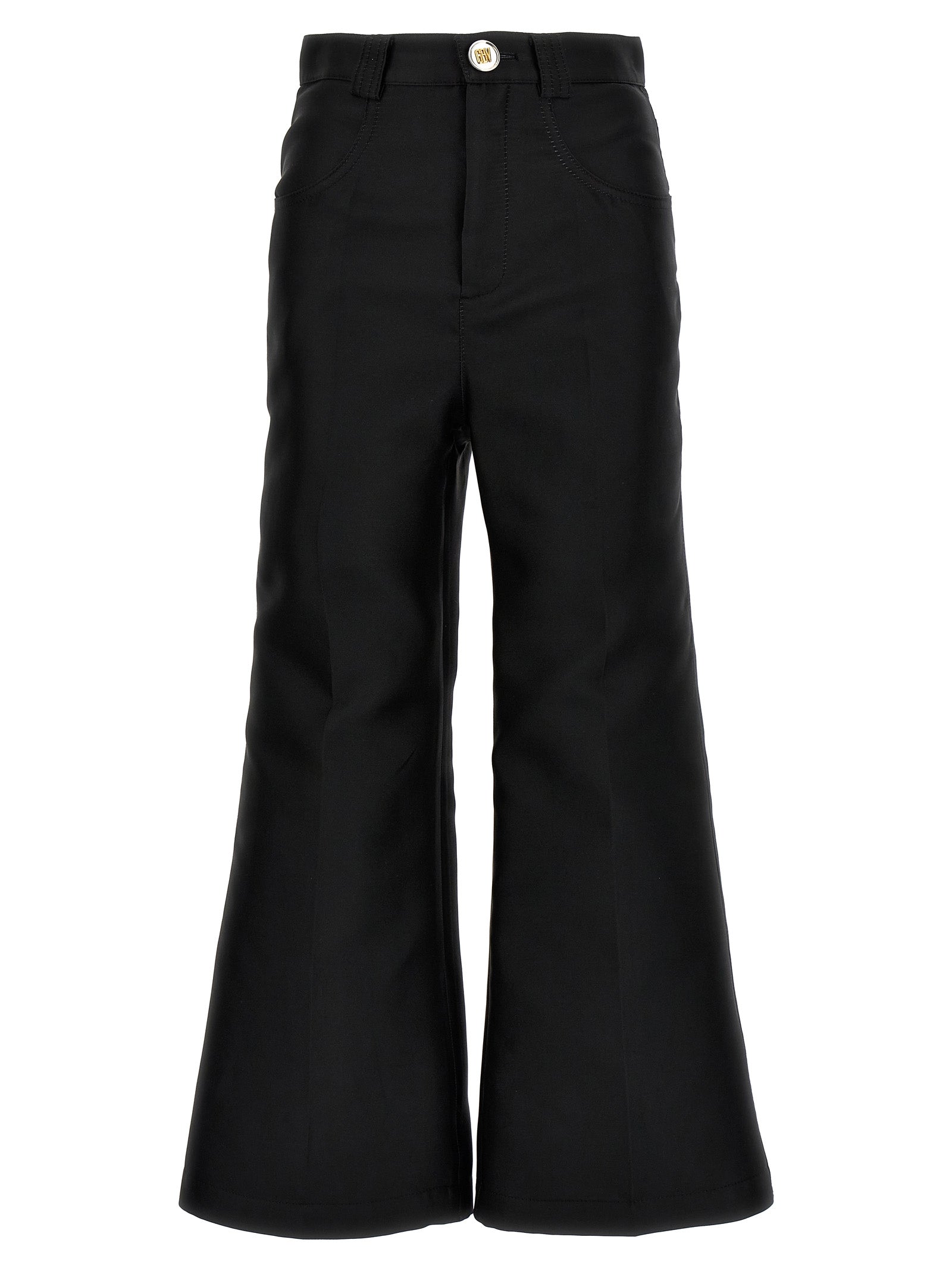 Giambattista Valli Giambattista Valli Cropped Silk Blend Pants