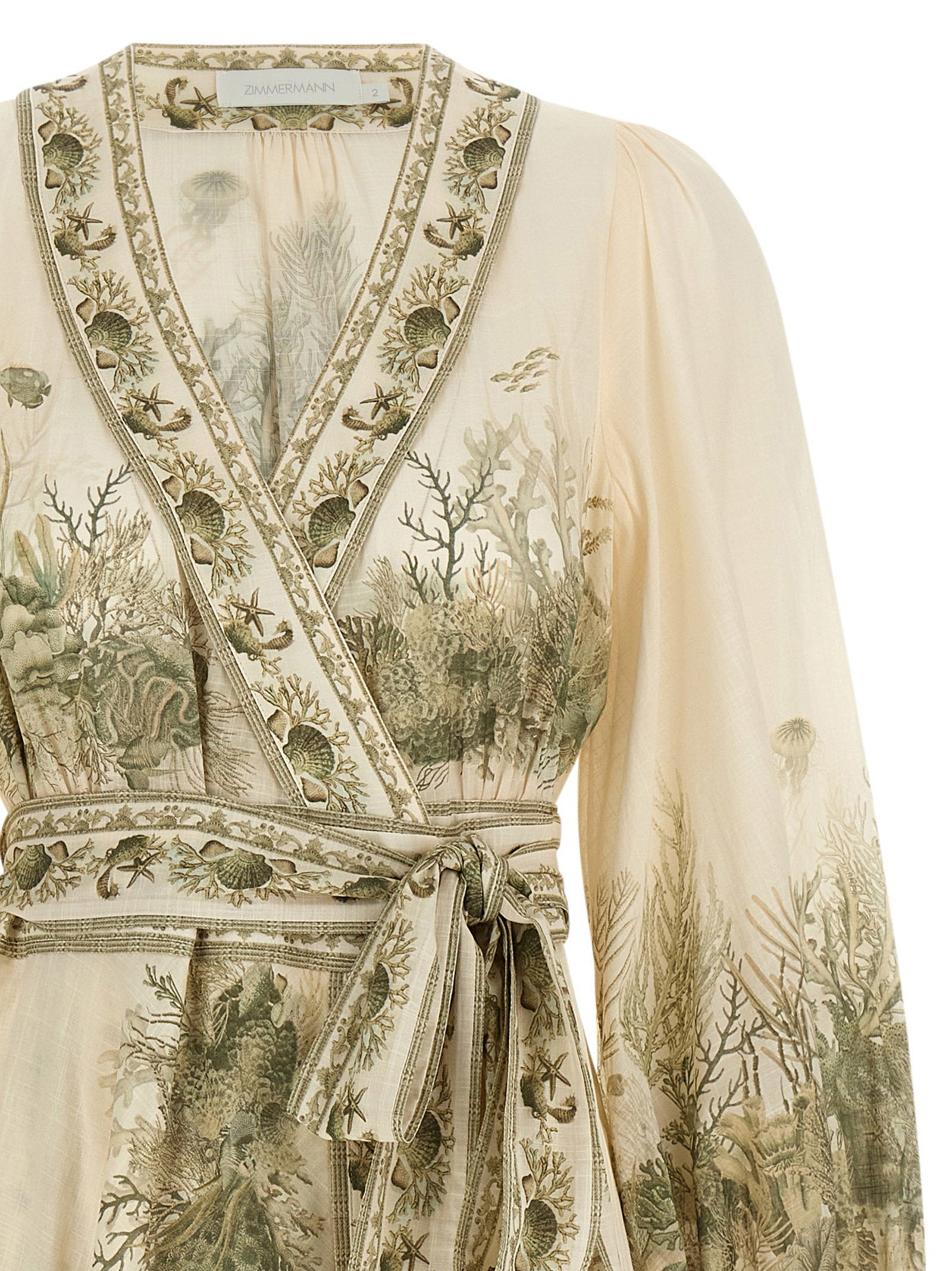 Zimmermann Zimmermann Wanderlust Wrap Midi Dress