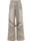 The Attico The Attico Used Effect Jeans