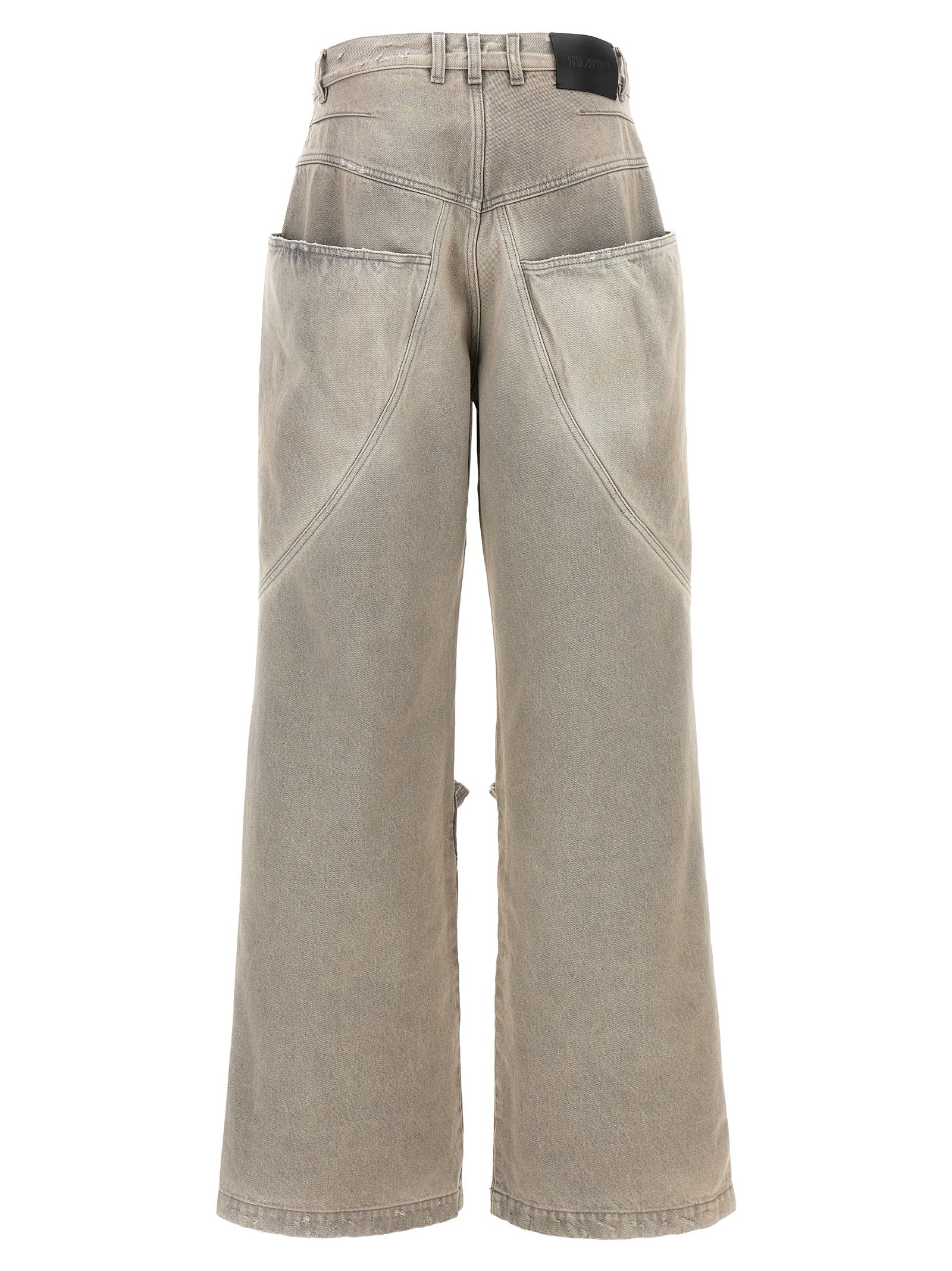 The Attico The Attico Used Effect Jeans