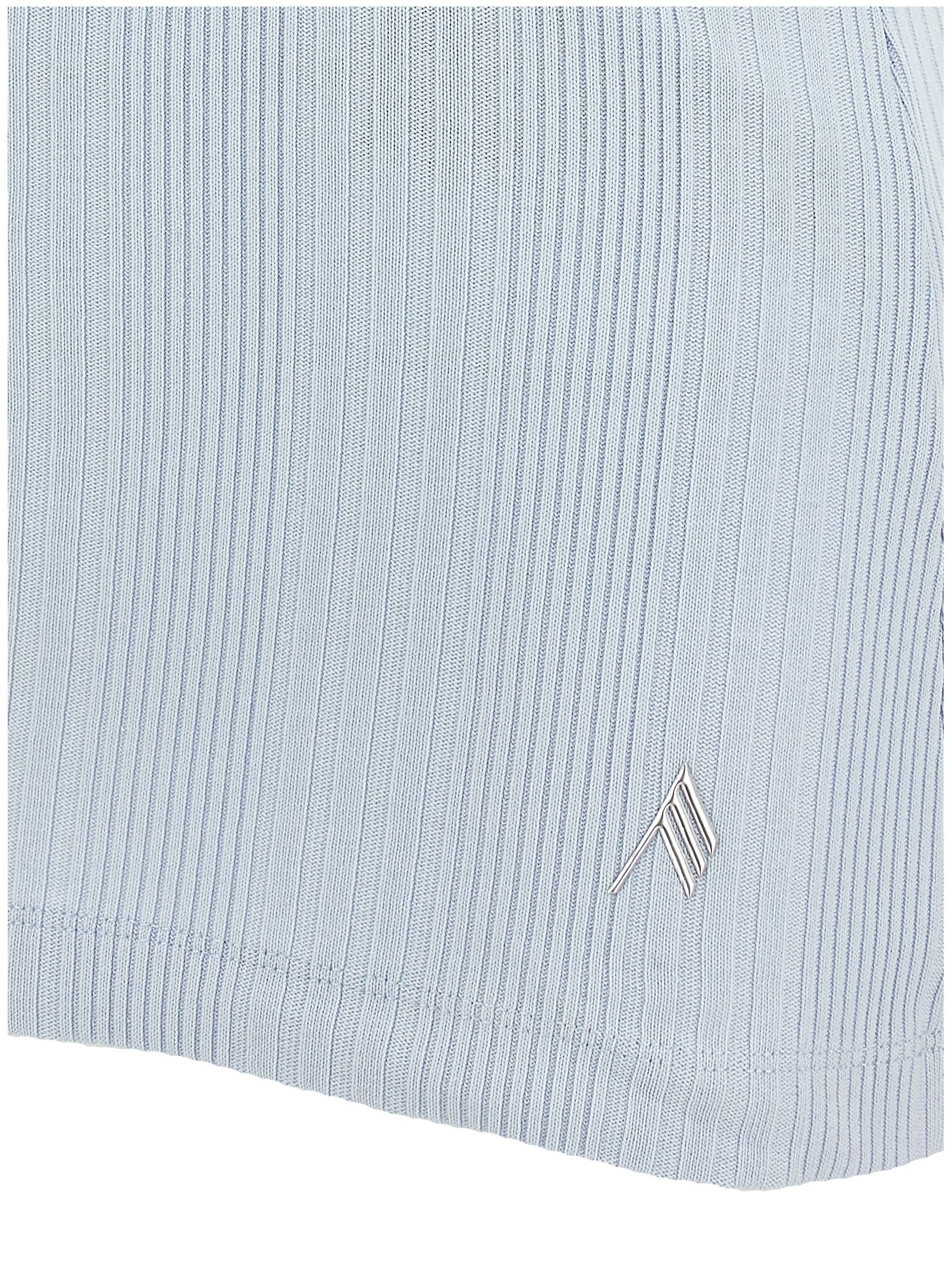 The Attico The Attico Logo Ribbed Top