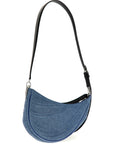 Mugler Mugler Medium Denim Spiral Curve 01 Shoulder Bag