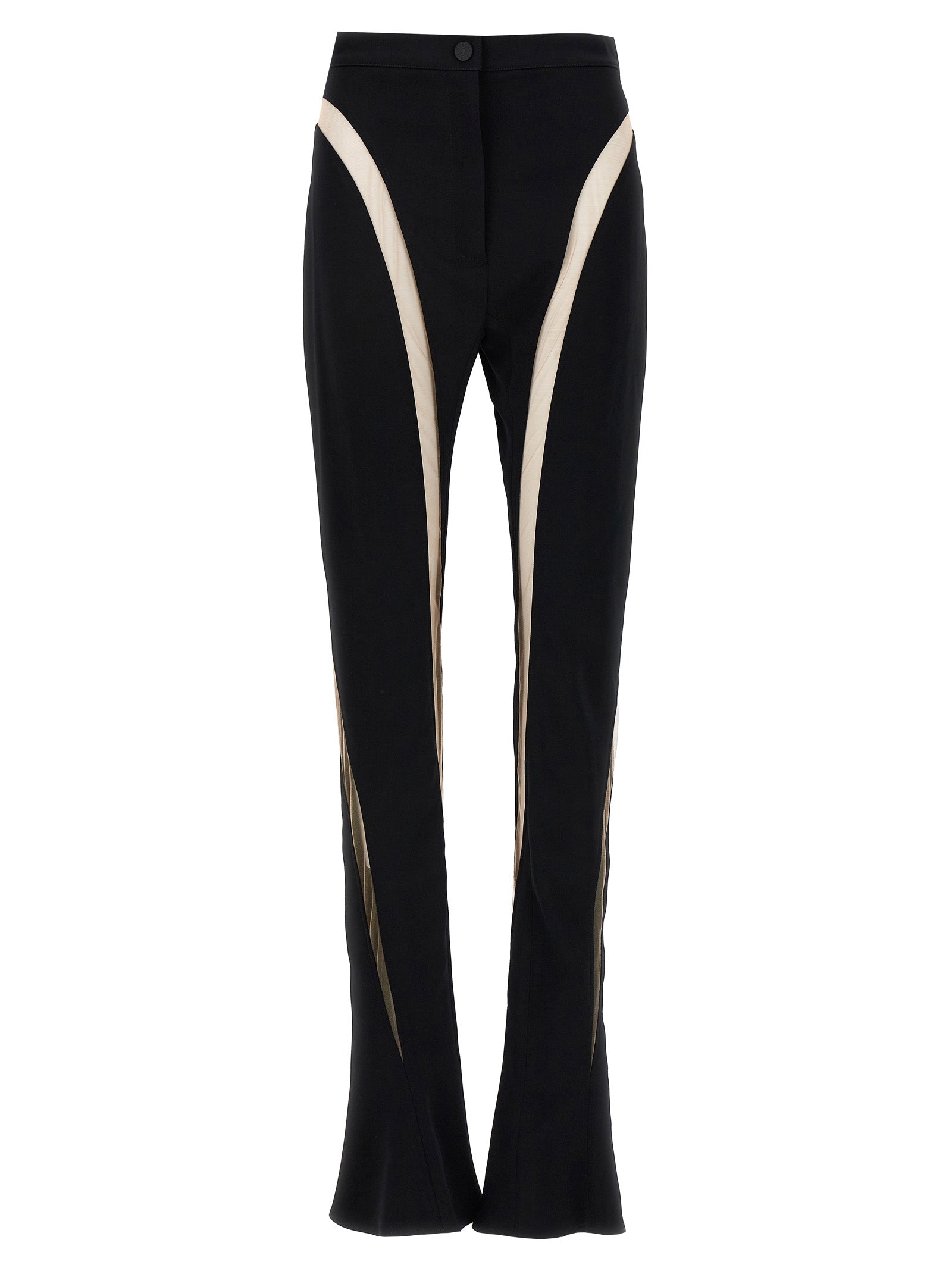Mugler Mugler Mesh Insert Leggings