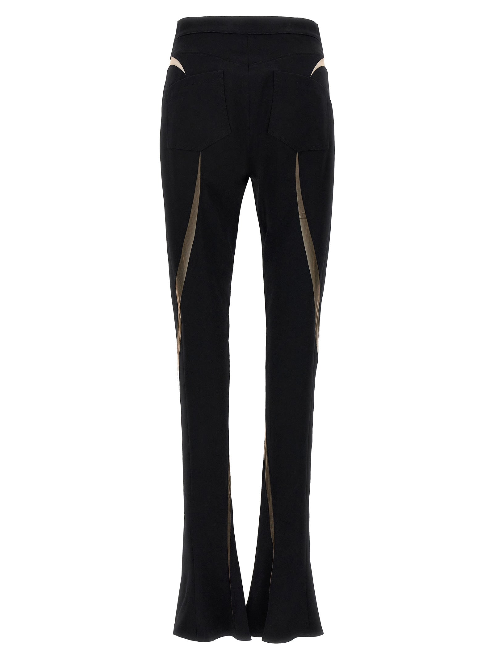 Mugler Mugler Mesh Insert Leggings