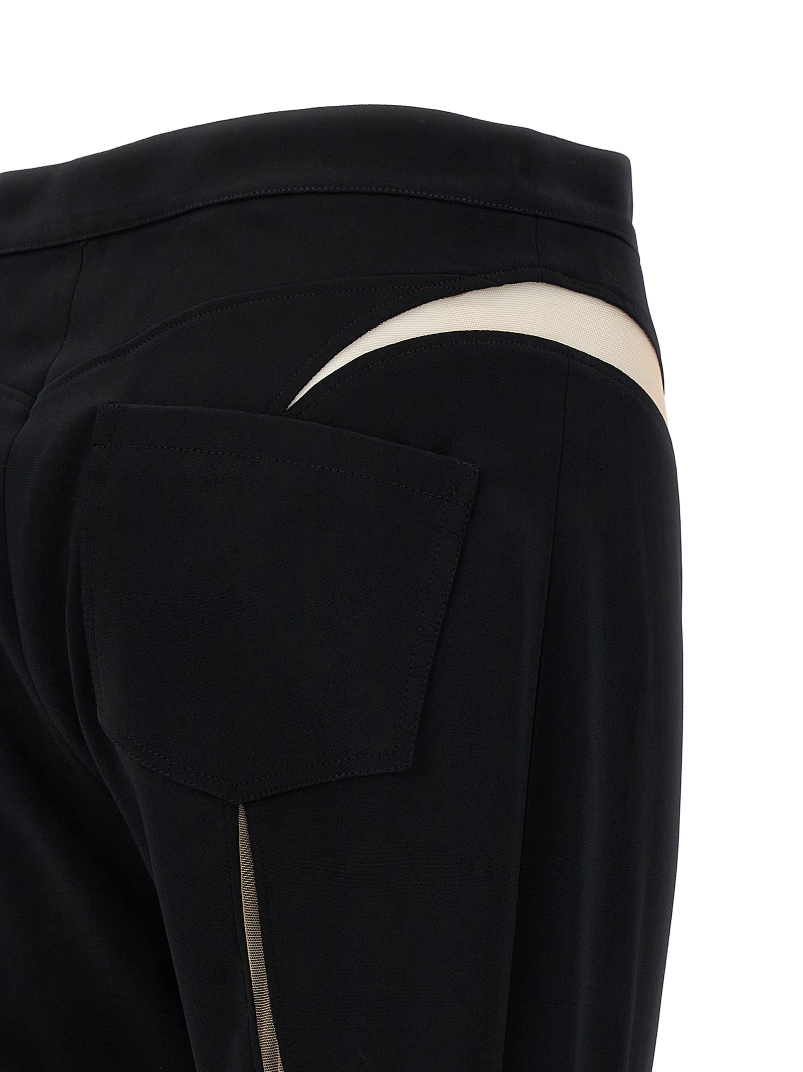 Mugler Mugler Mesh Insert Leggings