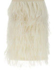 The Attico The Attico Ostrich Feather Skirt