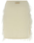 The Attico The Attico Ostrich Feather Skirt