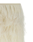 The Attico The Attico Ostrich Feather Skirt