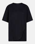 The Attico The Attico Black cotton T-shirt