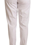 Jacob Cohen Elegant Mid Waist Tapered Trousers
