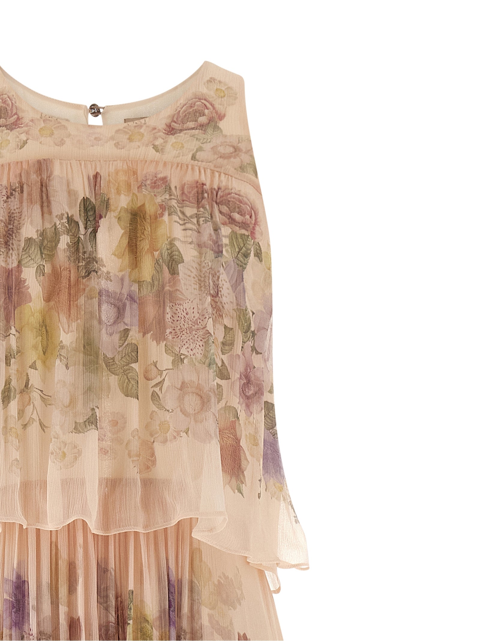 Twin Set Twin Set Floral Ruffle Dress