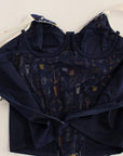 Dolce & Gabbana Blue Sailor Motif Stretch Tank Top
