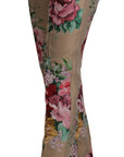 Dolce & Gabbana Floral High-Waist Dress Pants