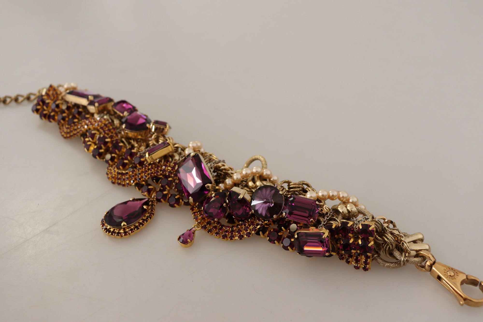 Dolce &amp; Gabbana Sicilian Sparkle Gold-Tone Statement Necklace