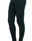 Dolce & Gabbana Emerald Treasure High Waist Cashmere Pants