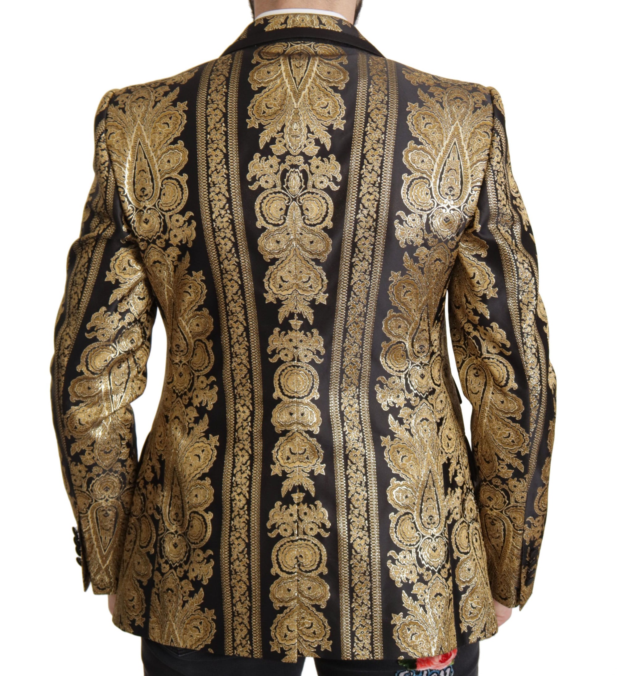 Dolce &amp; Gabbana Elegant Single Breasted Jacquard Blazer