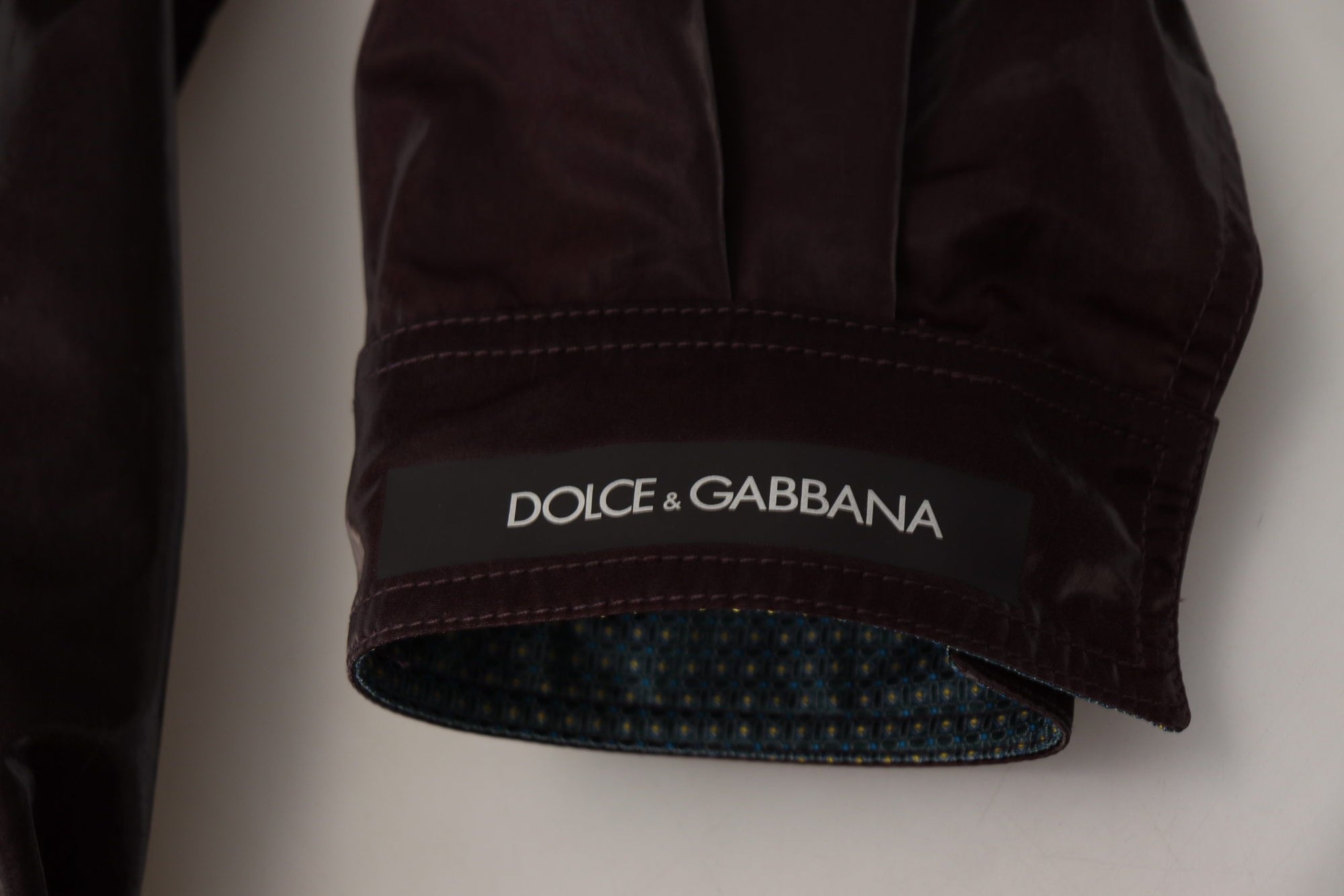 Dolce &amp; Gabbana Elegant Bordeaux Collared Jacket