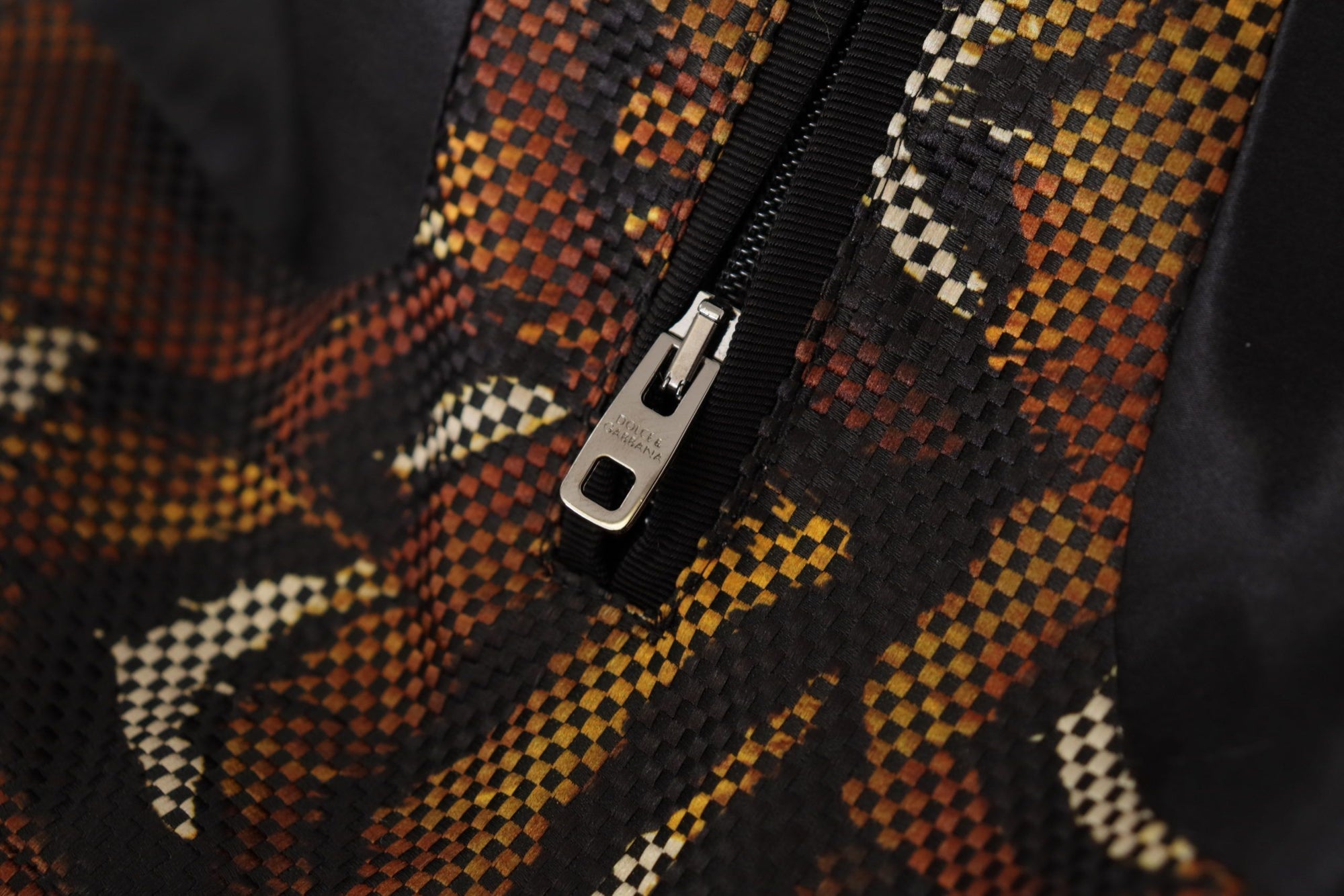 Dolce &amp; Gabbana Elegant Brown Blouson Jacket