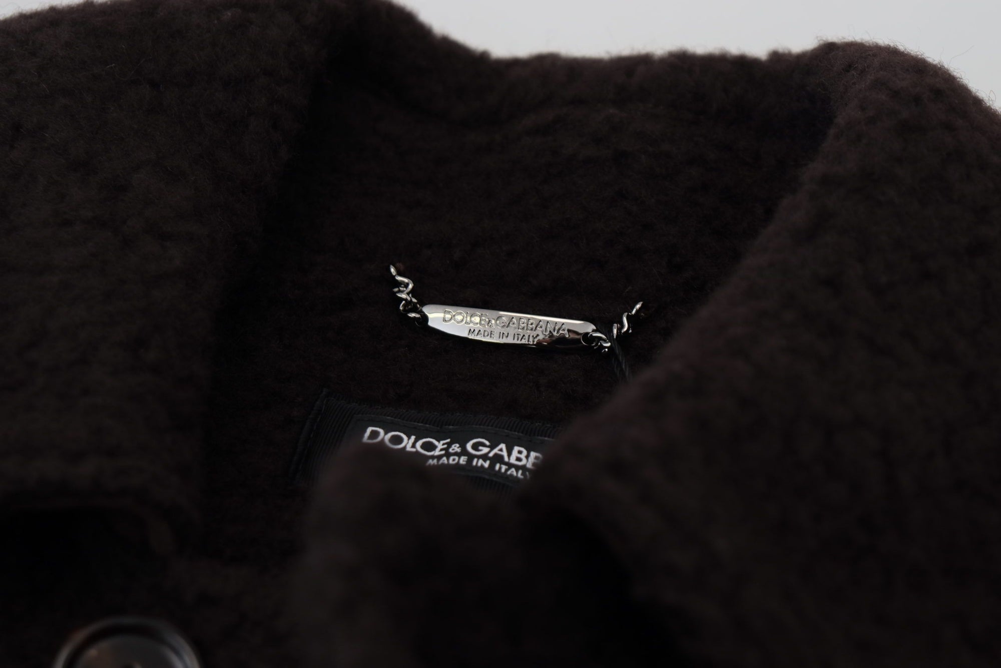 Dolce &amp; Gabbana Elegant Black Alpaca Wool Blend Jacket