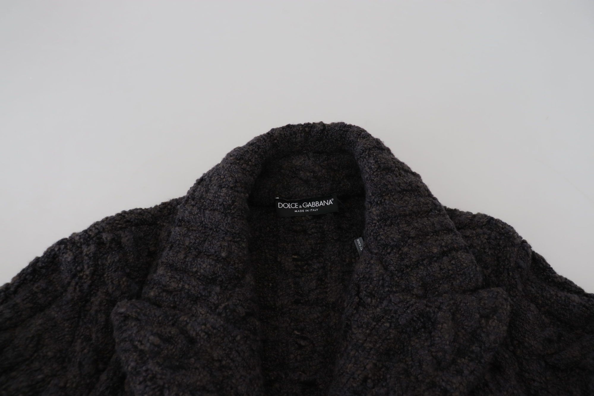 Dolce &amp; Gabbana Elegant Double-Breasted Wool-Cashmere Coat