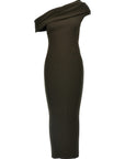 Courreges Courreges Twist Rib Knit Long Dress
