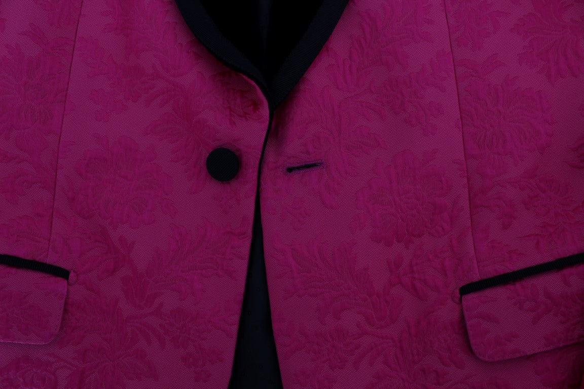 Dolce &amp; Gabbana Floral Brocade Single-Breasted Blazer