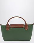 Longchamp Longchamp Le Pliage Original green clutch bag