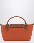 Longchamp Longchamp Le Pliage Original brick-coloured clutch bag