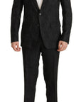 Dolce & Gabbana Glittering Black Martini Suit Set