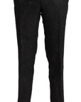 Dolce & Gabbana Glittering Black Martini Suit Set