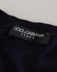 Dolce & Gabbana Elegant Virgin Wool Cardigan Sweater in Blue