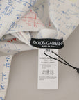 Dolce & Gabbana Algebra Print Round Neck Cotton Tee