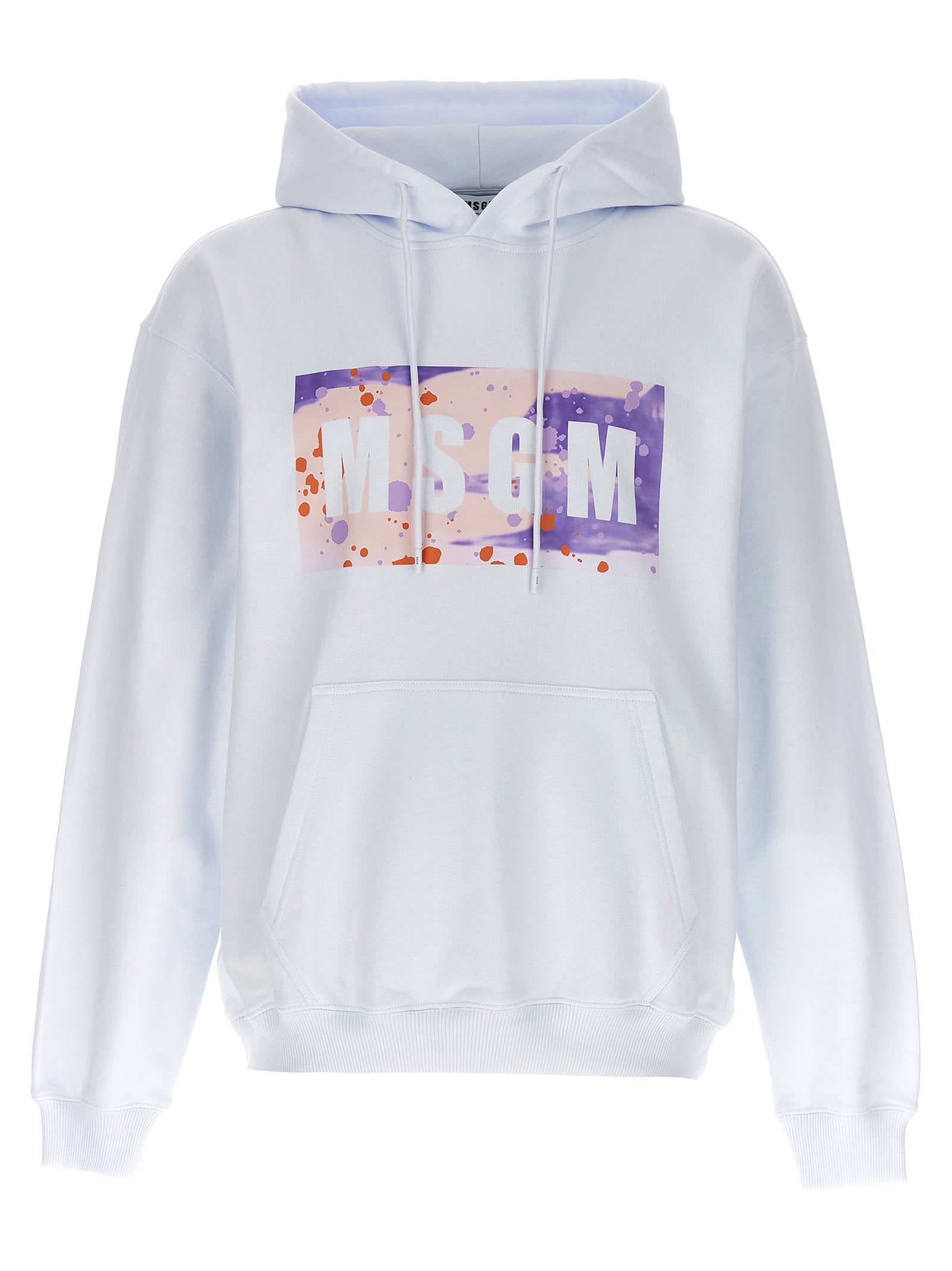Msgm Msgm Camo Season Box Logo Hoodie