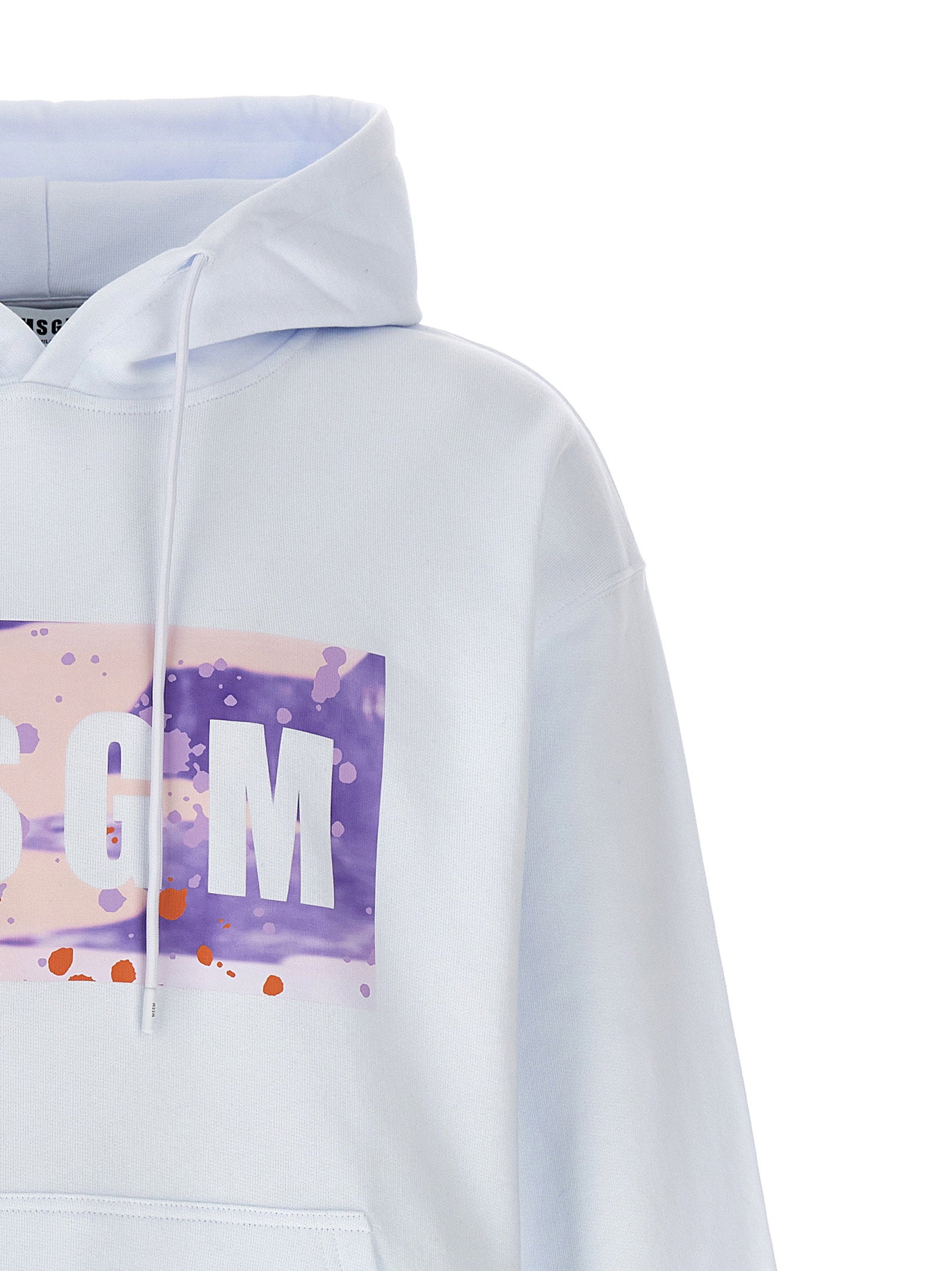 Msgm Msgm Camo Season Box Logo Hoodie