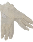 Dolce & Gabbana Chic White Wrist Length Gloves