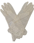 Dolce & Gabbana Chic White Wrist Length Gloves