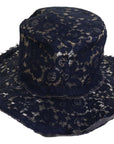 Dolce & Gabbana Elegant Wide Brim Blue Hat