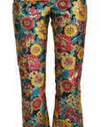 Dolce & Gabbana Elegant Multicolor Woven Pants